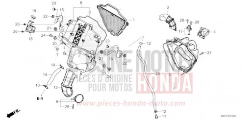 FILTRE A AIR NSS750M de 2021